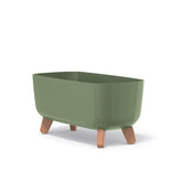 Prosperplast Gracia Case Planter 39x19.5x18.7cm - Earth Green